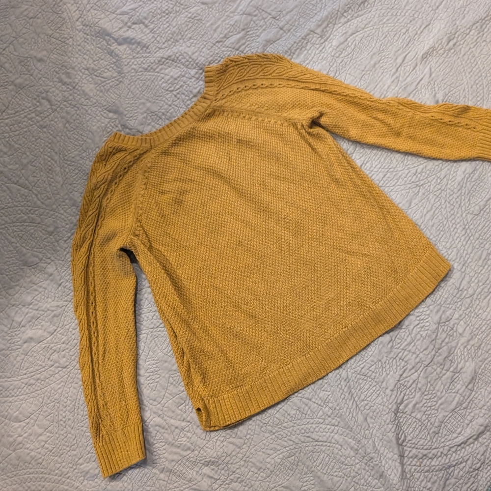 Sonoma XL mustard sweater